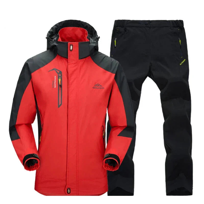Women's waterproof windproof hiking pants, durable all-weather trekking trousers with 20000mm water column