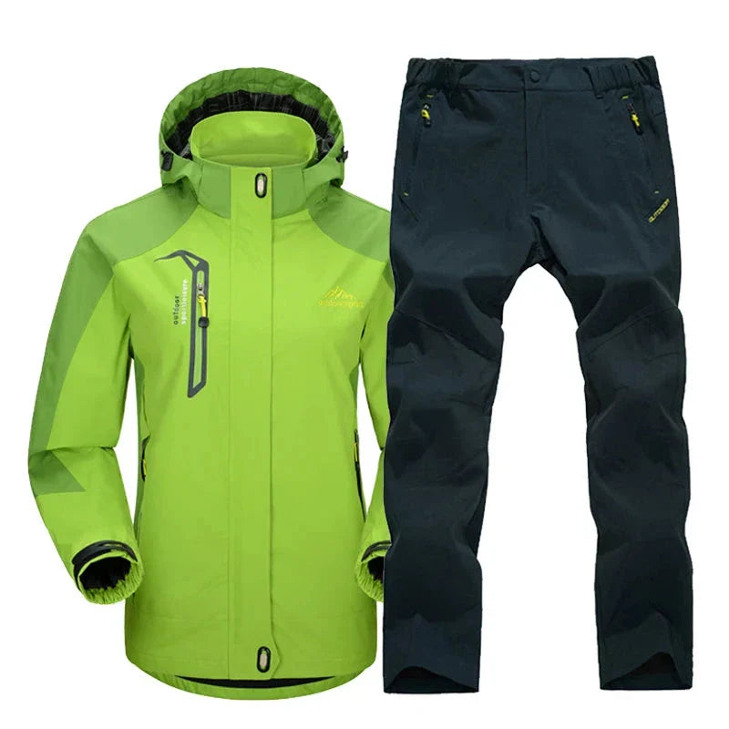 Women's waterproof windproof hiking pants durable all-weather trekking gear 20000mm water column