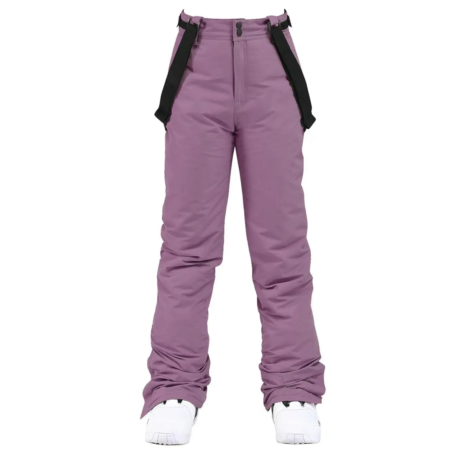 Unisex waterproof snowboard pants breathable all-weather protection slim fit cold-weather gear