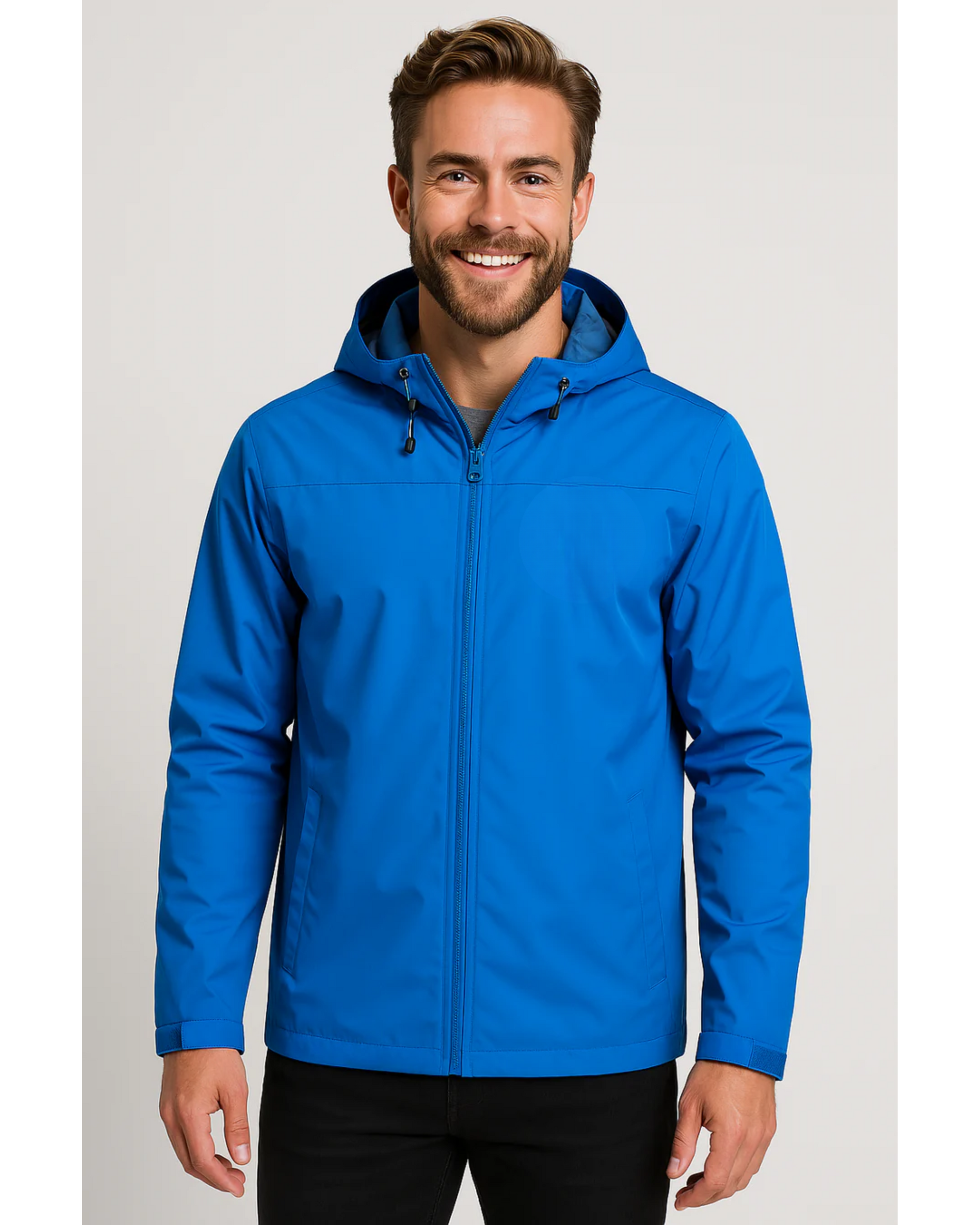 Men's water-resistant autumn jacket sleek modern fit weatherproof protection for fall