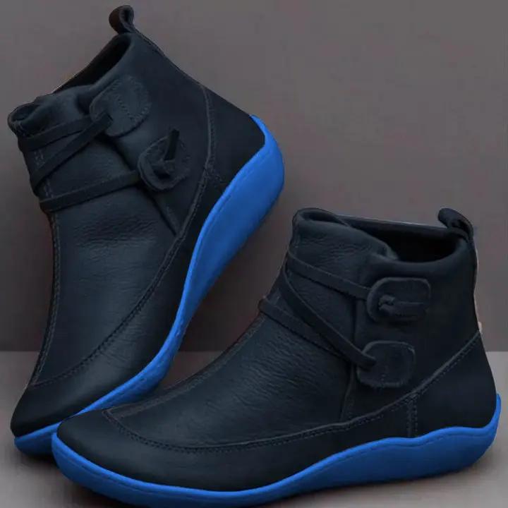 Women's Sally black waterproof ankle boots with cushioned interior, non-slip sole, and all-day warmth