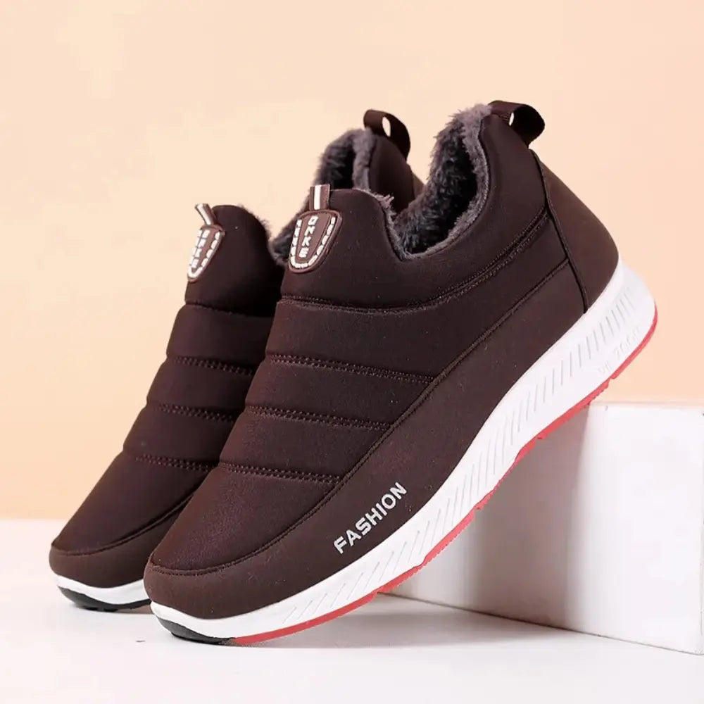Women's waterproof sneakers in sleek modern style, all-weather comfort with premium everyday design