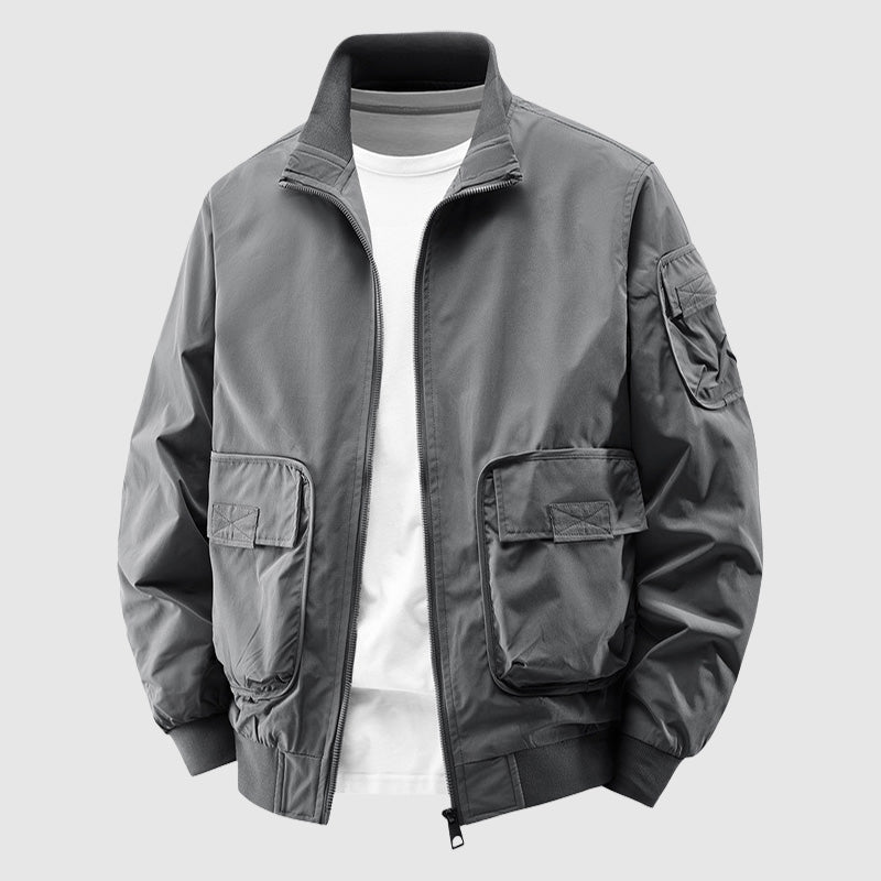 Men's water-resistant Arthur jacket stand-up collar all-season outdoor casual versatile durable fit