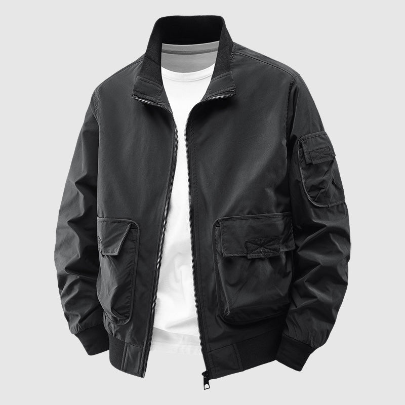 Men's water-resistant Arthur jacket stand-up collar slim fit casual outdoor all-season protection