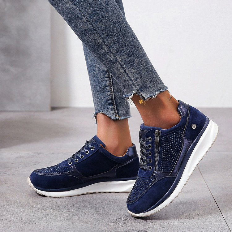 Julia orthopedic casual shoes in neutral tones, slip-on silhouette with all-day arch support