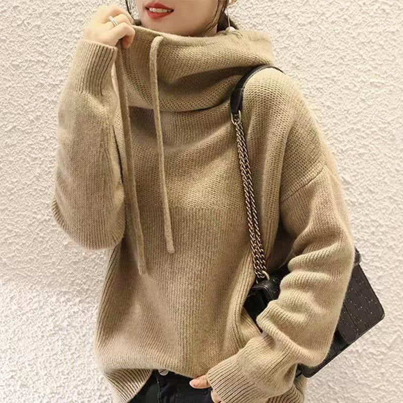 Bexley unisex cozy knit hoodie relaxed fit sustainable soft warm layer for everyday wear