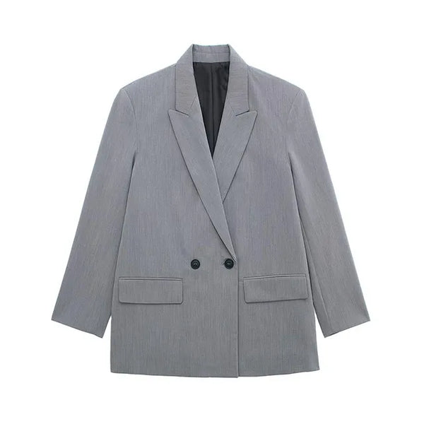 Amiah structured blazer elegant long sleeve professional fit with flattering silhouette premium design