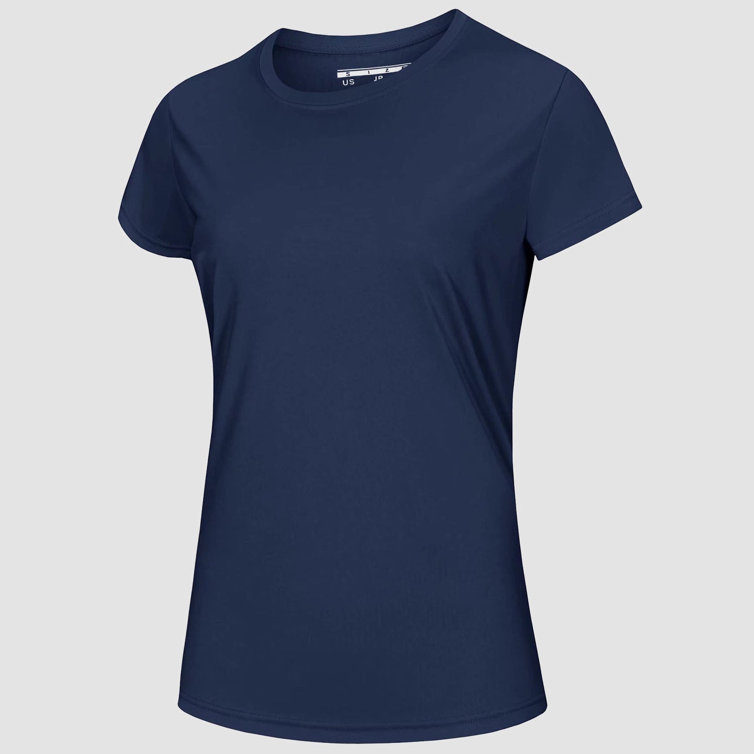 Women's white quick-dry UPF 50+ athletic T-shirt lightweight breathable sun protection beach workout