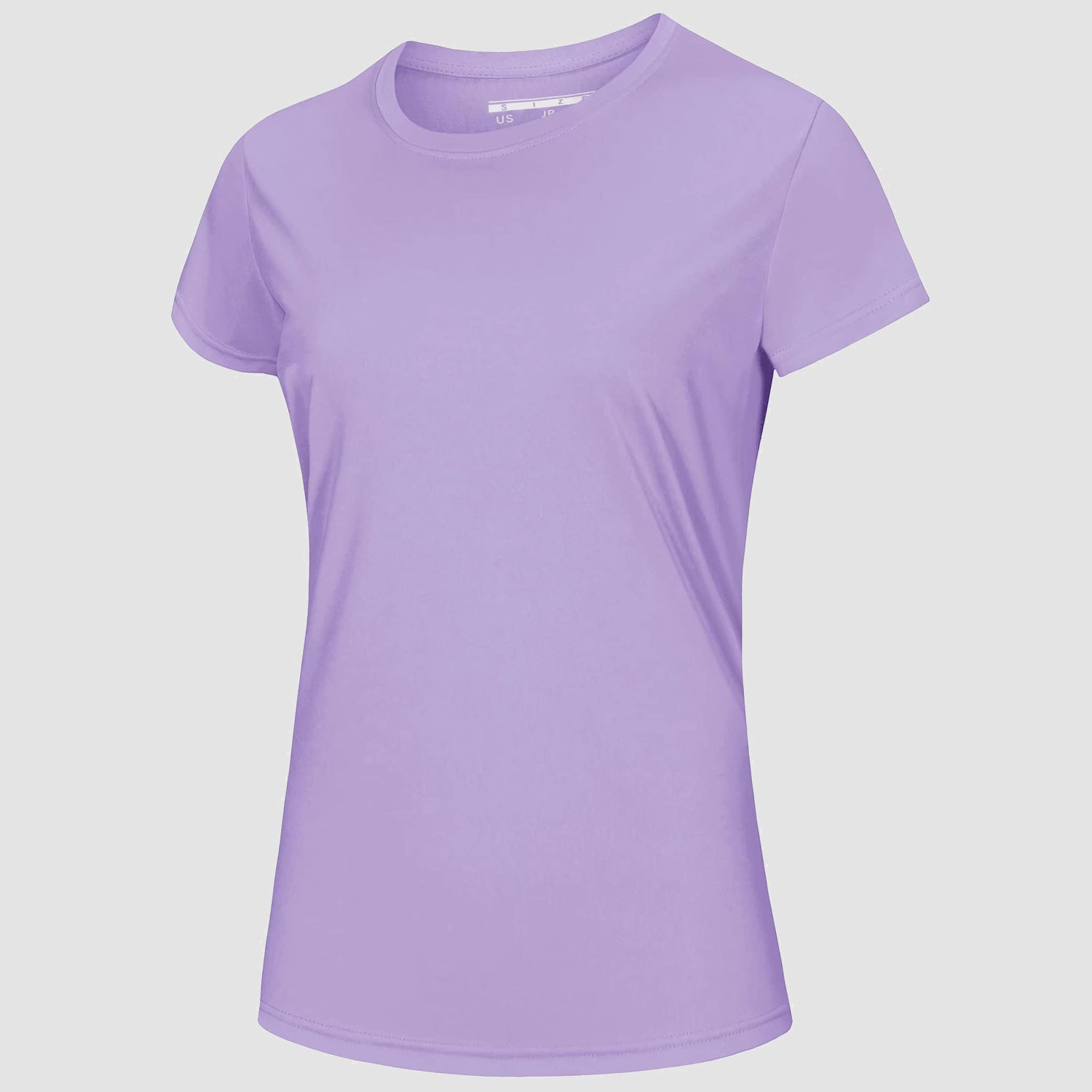 Women's white quick-dry UPF 50+ T-shirt lightweight breathable sun protection beach workout tee