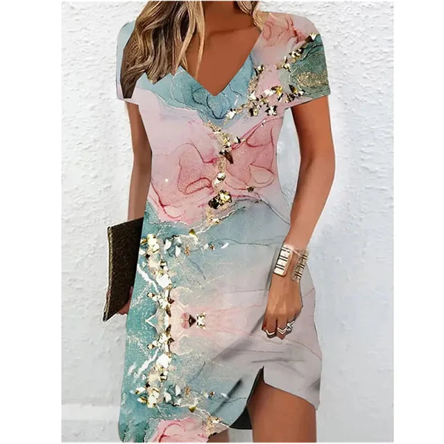 Beige glitter cocktail dress elegant festive silhouette with subtle sparkle accents for women