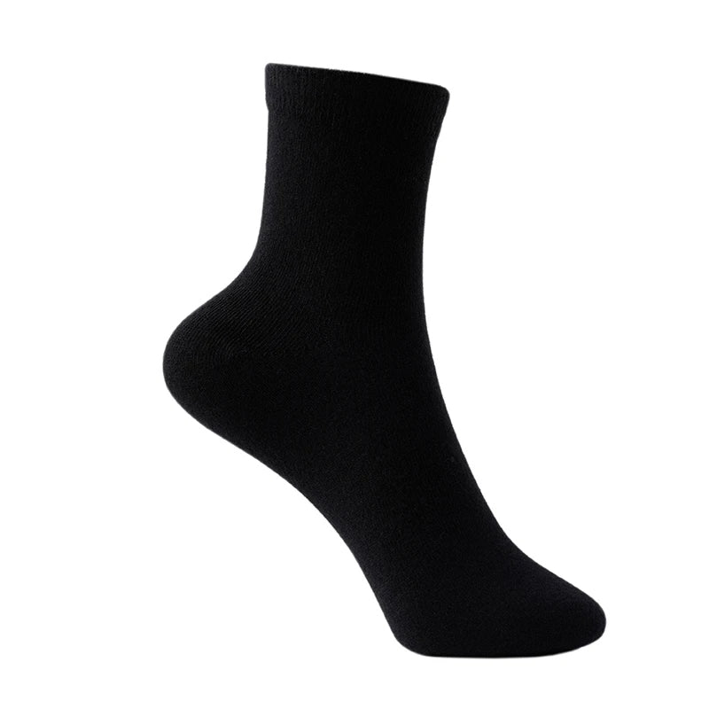 Women's ivory cashmere knit ankle socks ultra-soft plush warmth for everyday luxury comfort
