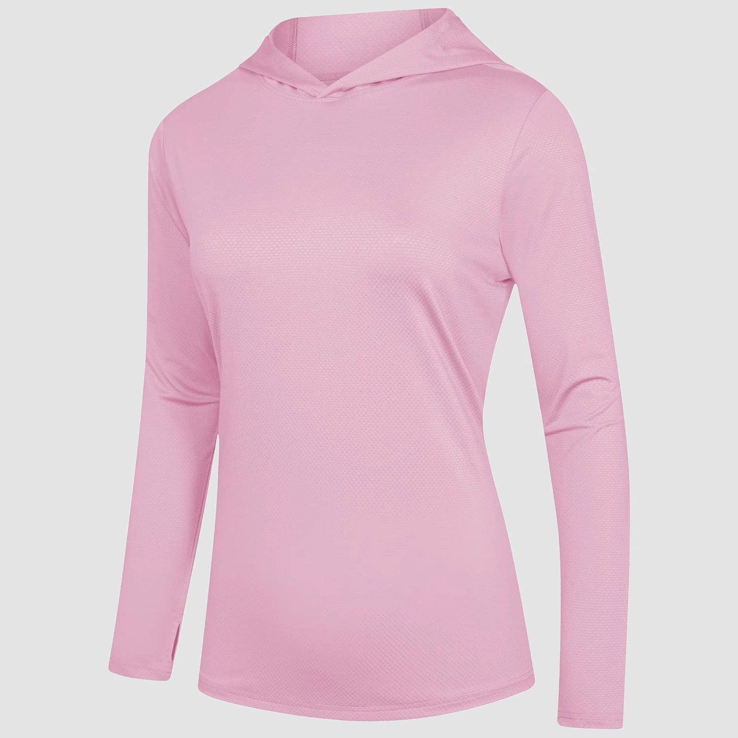 Women's mint UPF 50+ hoodie shirt long sleeve quick-dry sun protection outdoor active wear