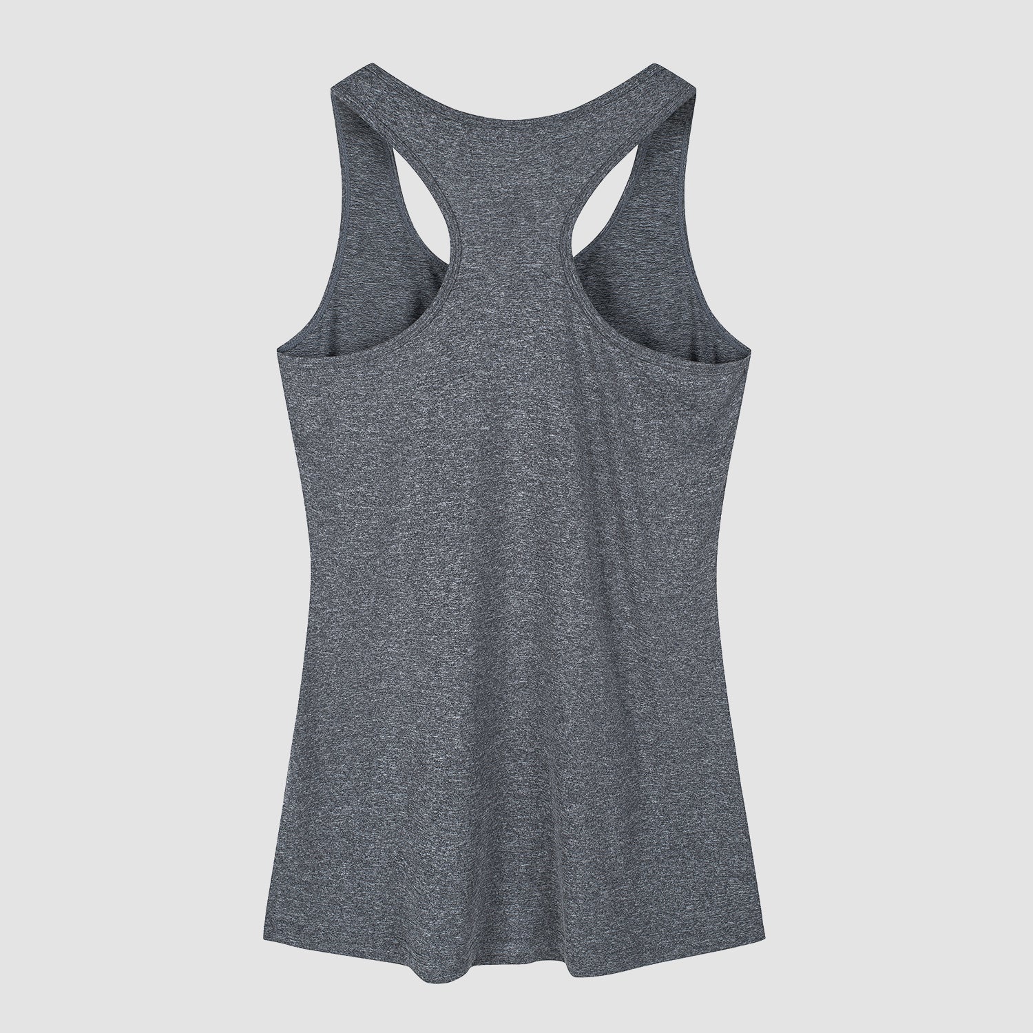 Women's quick-dry athletic tank top moisture-wicking yoga running tee, lightweight polyester-spandex blend
