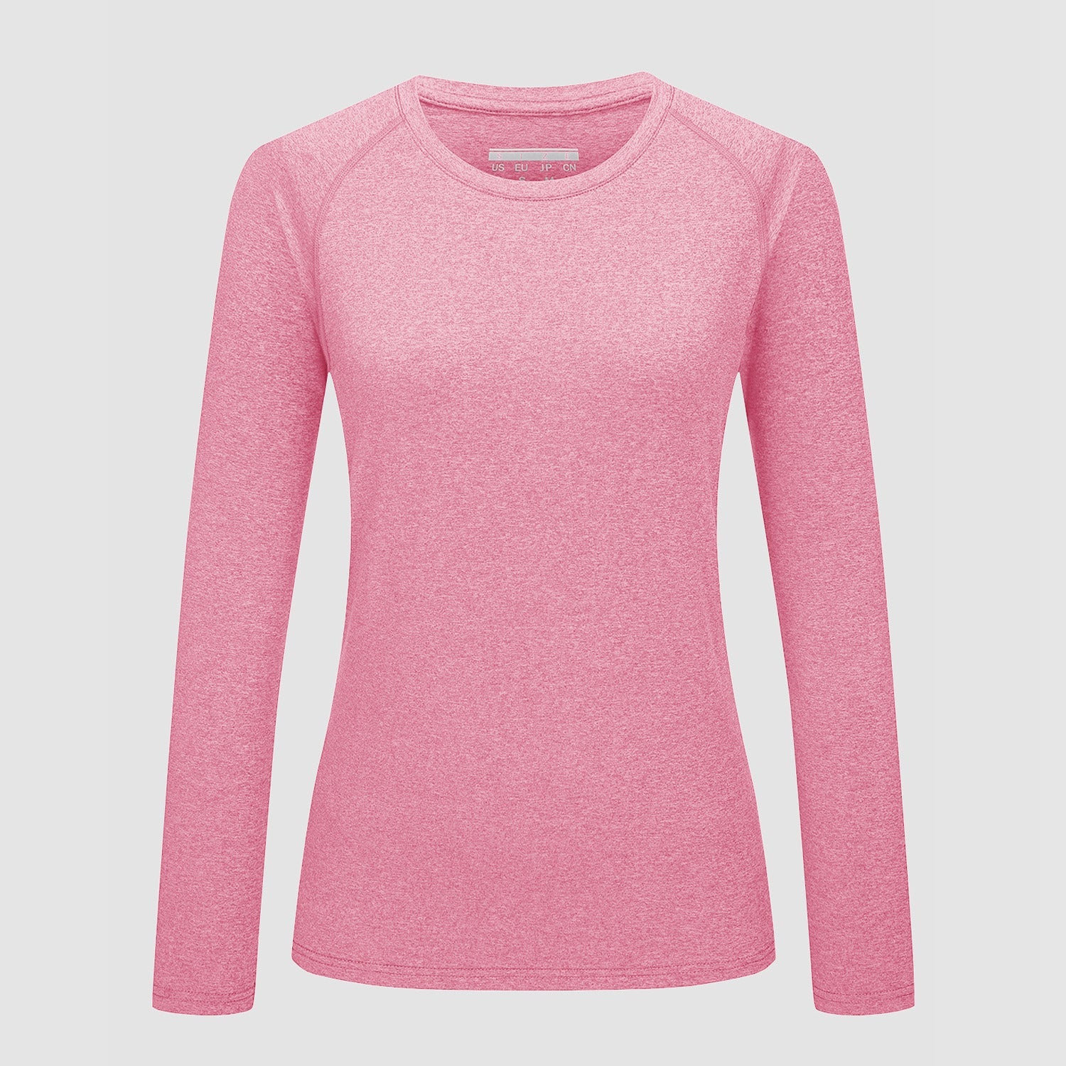 Women's UPF 50+ long sleeve raglan crew neck shirt, lightweight quick-dry sun protection top for outdoor activities