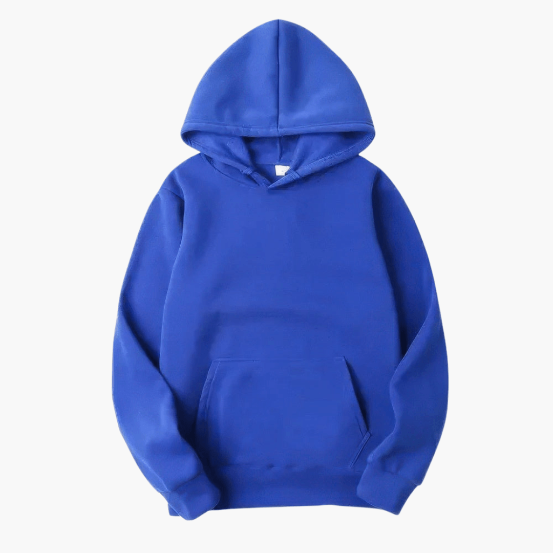 Hunter men's solid long sleeve hoodie cozy fit with spacious hood for casual everyday comfort