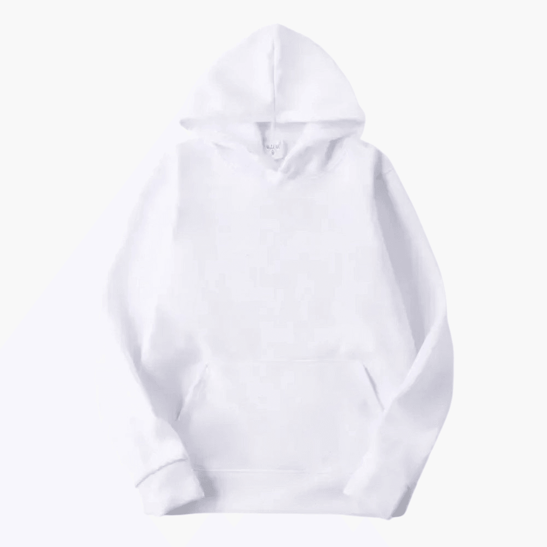 Hunter men's solid long sleeve hoodie cozy fit with spacious hood for casual everyday comfort