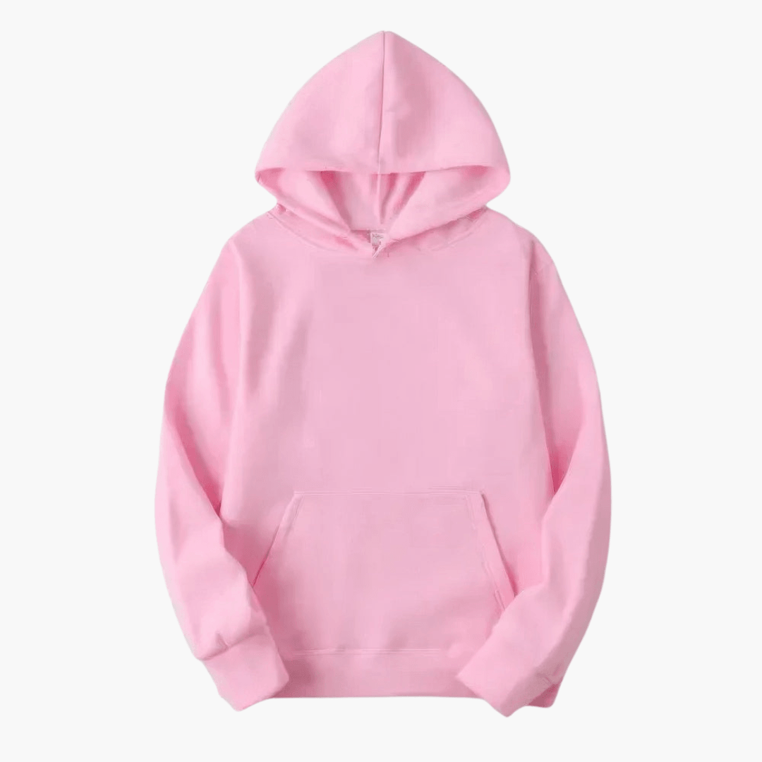 Hunter men's solid long sleeve hoodie cozy fit with spacious hood for casual everyday comfort