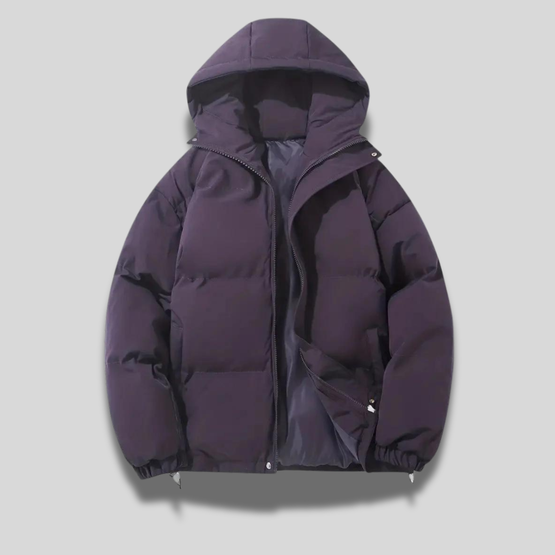 Women's insulated hooded winter coat warm practical outerwear for cold weather classic style