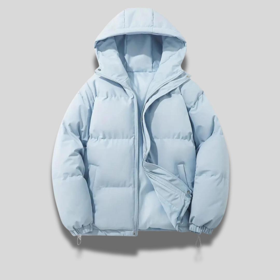 Women's insulated hooded winter coat warm outerwear classic style for cold weather