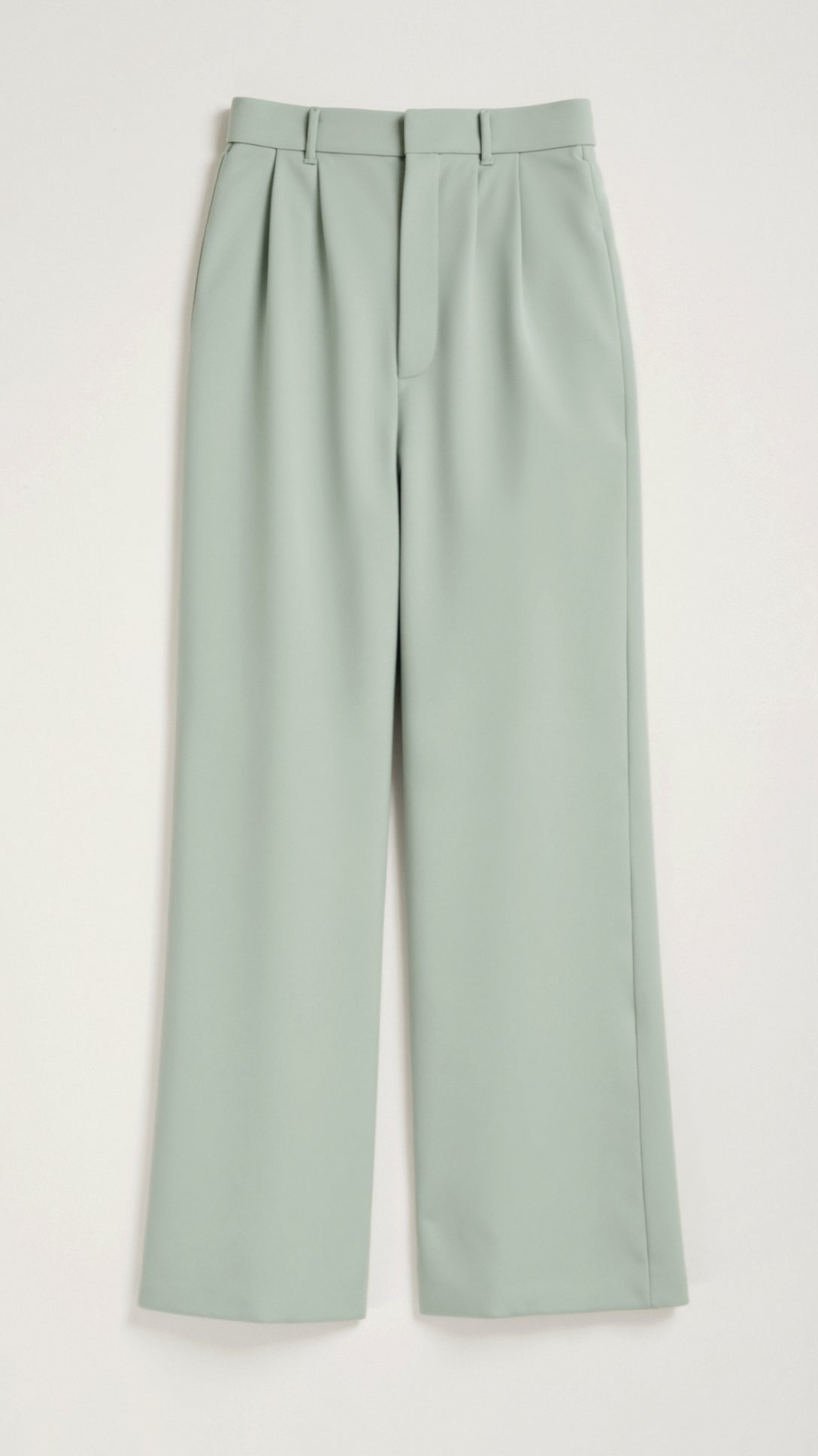 Women's high-waist wide-leg spring pants with flattering waist-accentuating design for versatile everyday wear