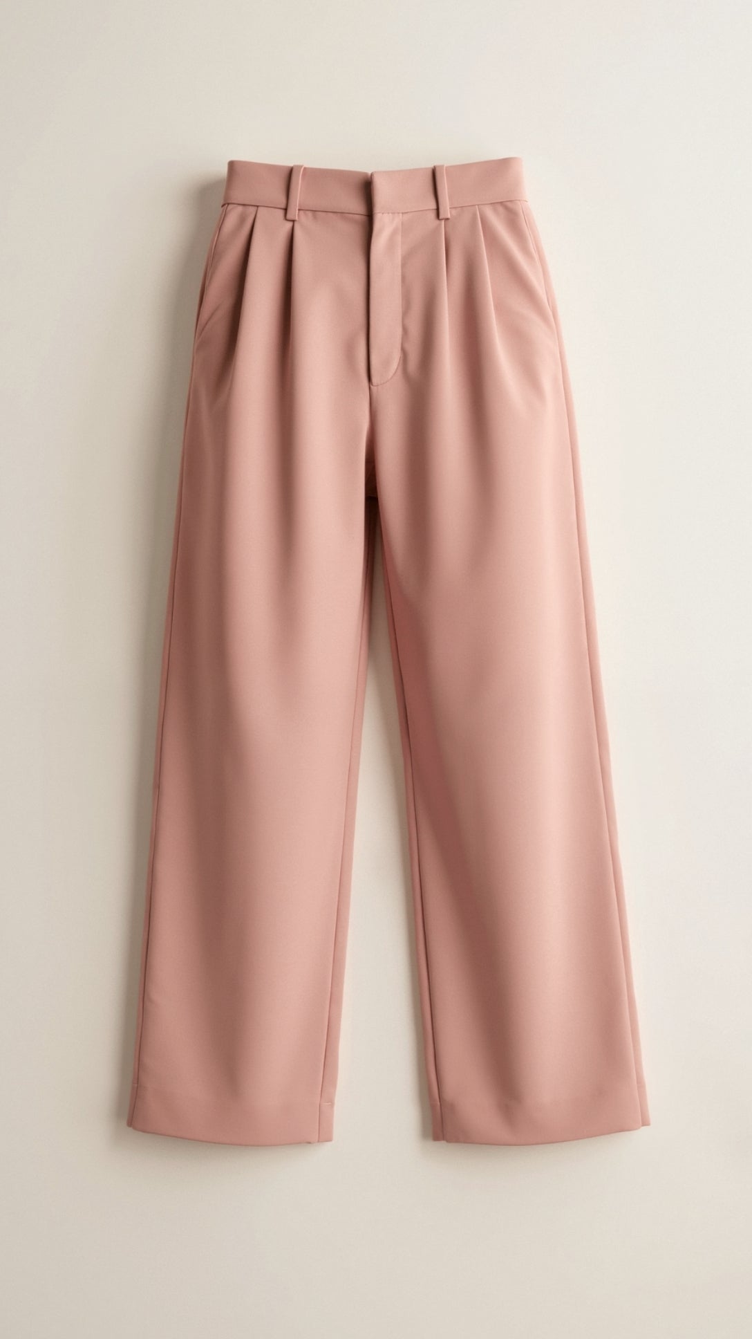 Women's high-waist wide-leg spring pants with flattering silhouette for casual to office-ready versatility
