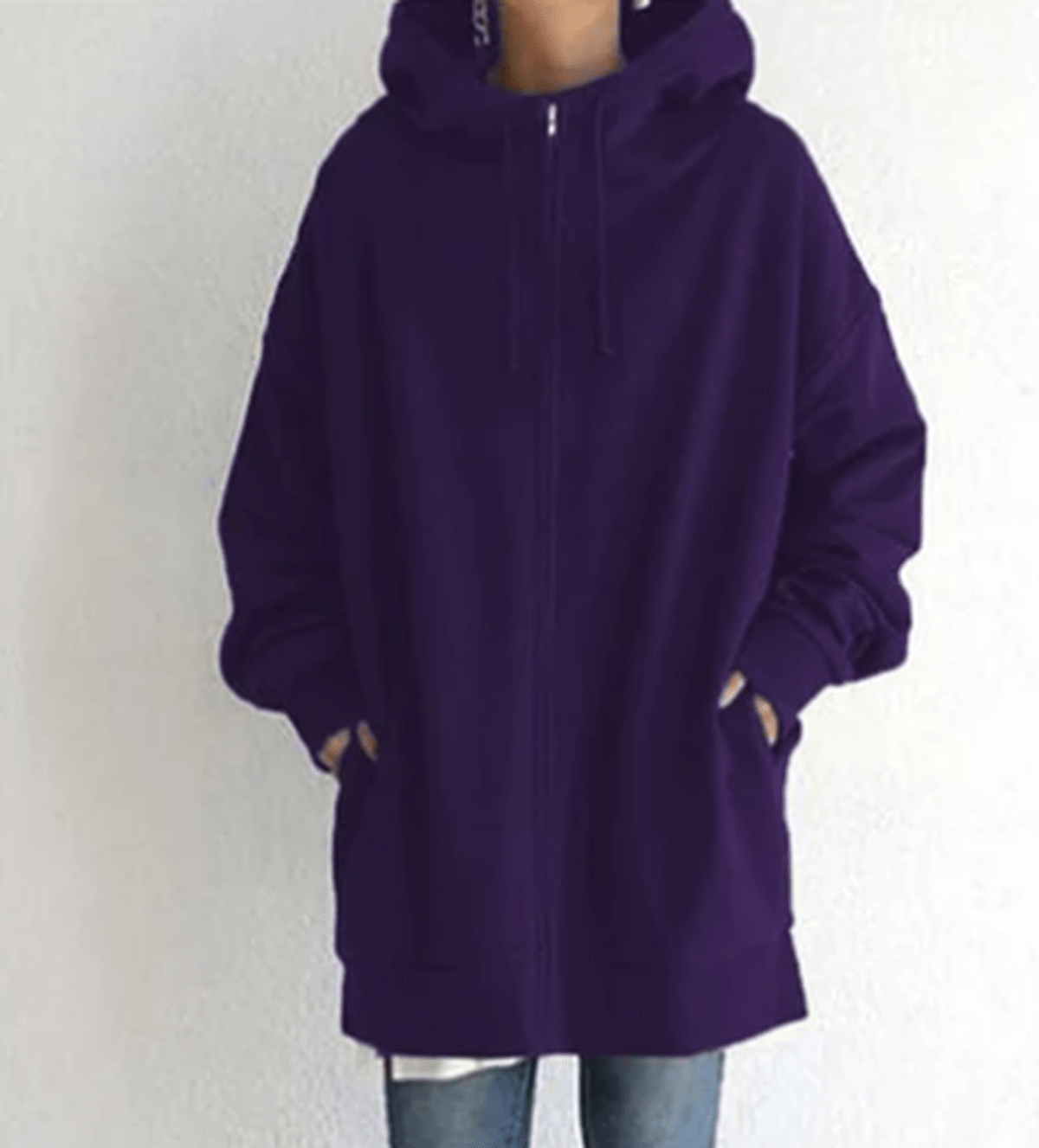 Karla women's full zip relaxed fit hoodie soft cozy everyday layer versatile casual winter style