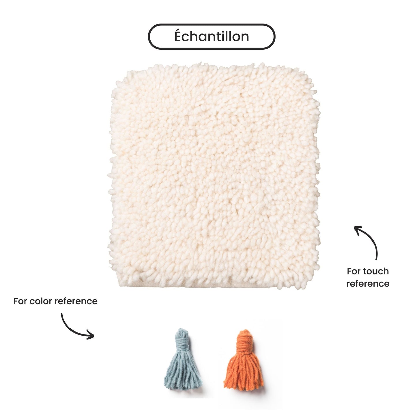 Handmade Moroccan shag rug cream ivory Beni Ourain wool custom woven artisanal living room decor