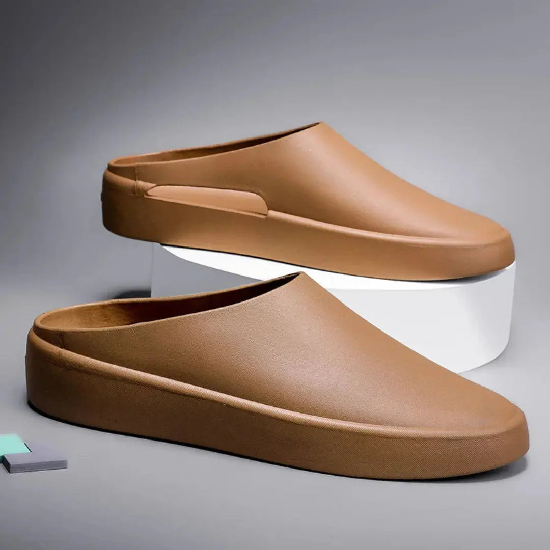 Zane minimalist closed-toe slip-on slides ultra-light EVA cushioned sole neutral lounge footwear