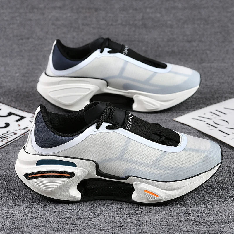 Zark bold ombre sneakers aerodynamic cushioned sole streetwear runners futuristic colorway