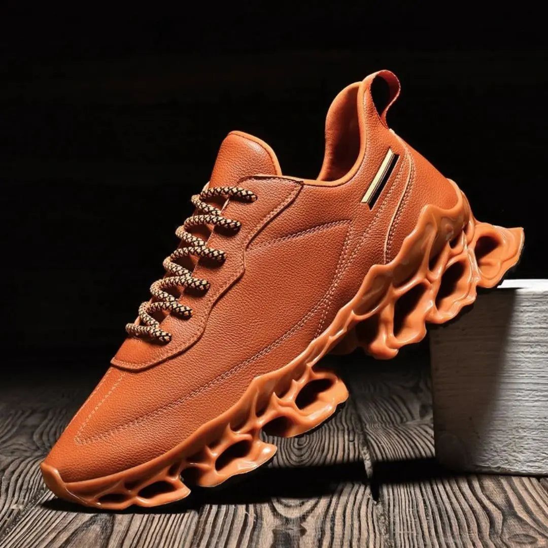 Zayden Core suede sneakers cloud cushion wave-sole ergonomic design bold everyday comfort