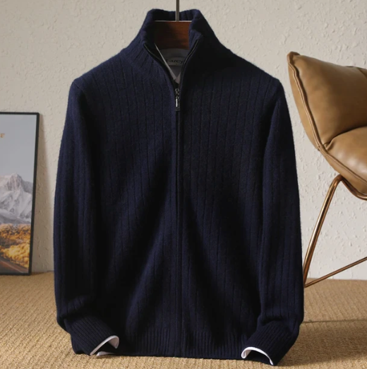 Men's premium merino wool coat timeless tailored style natural breathability refined everyday layer