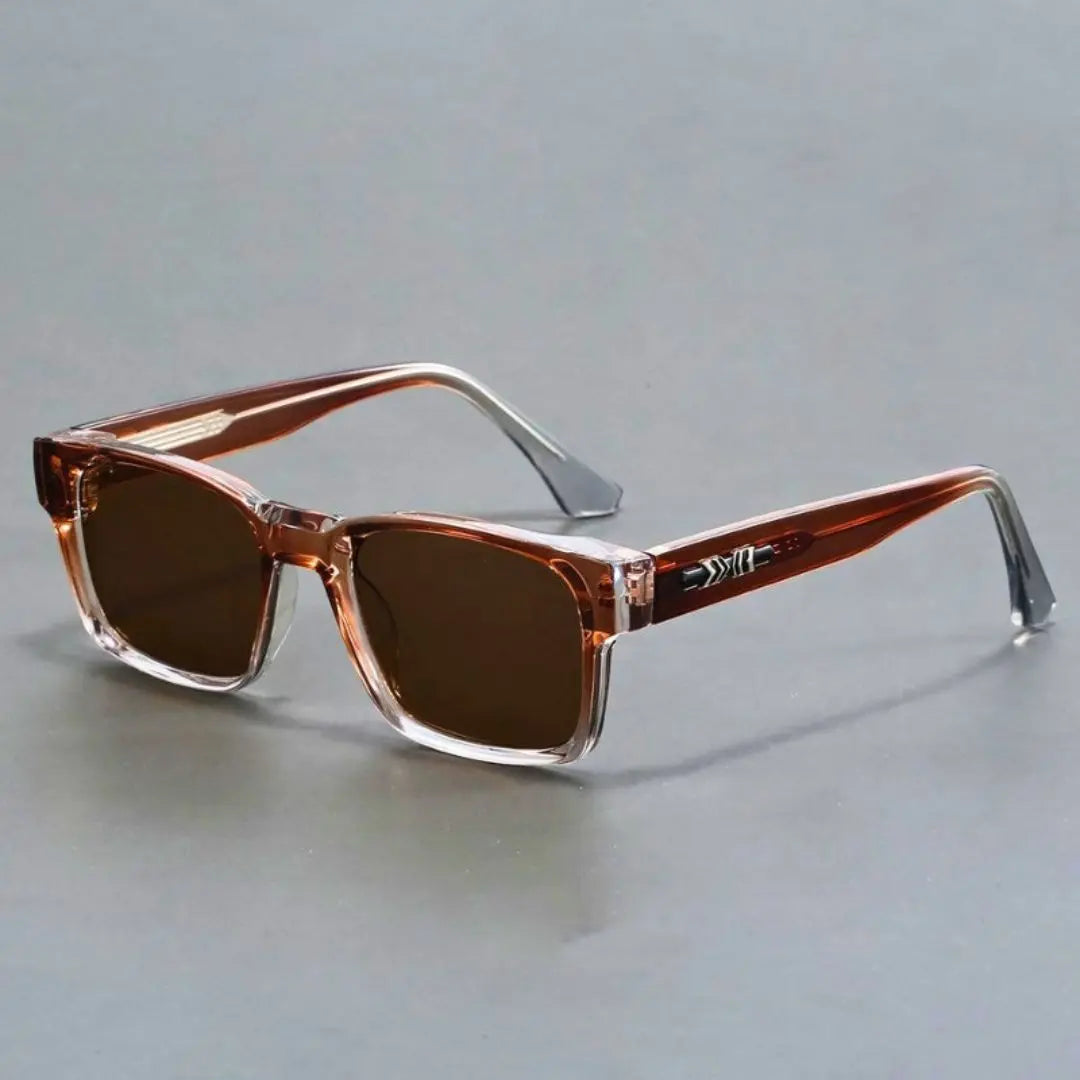 Zephyr bold square gradient sunglasses lightweight ergonomic frame with impact-resistant lenses