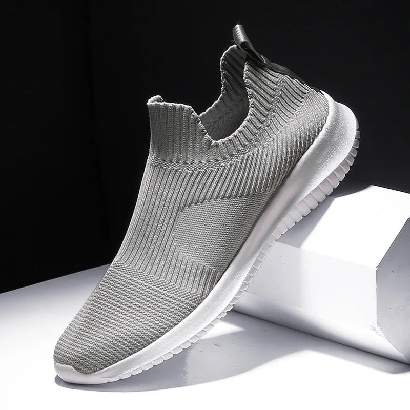 Zoky lightweight slip-on sneakers breathable stretch-knit upper minimalist everyday comfort shoes