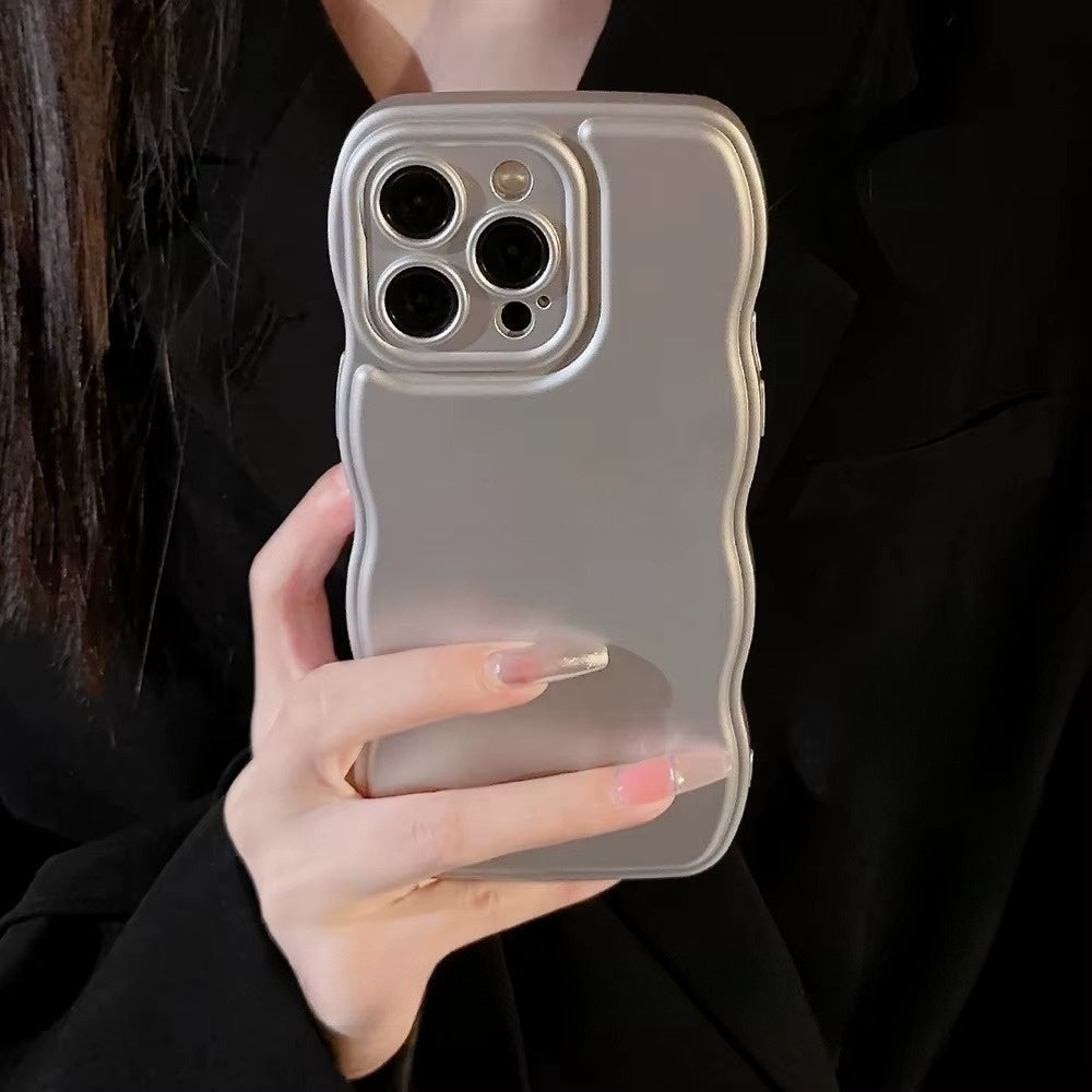 Ripple iPhone case high-gloss irregular silhouette shock-dispersing minimal artful design