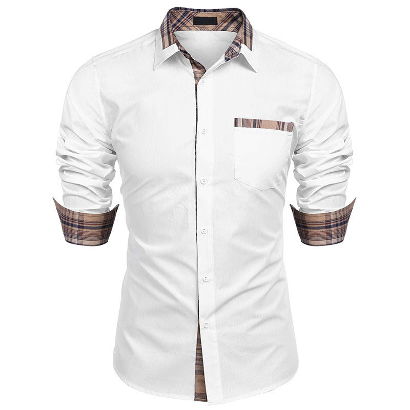 Men's Jeff long sleeve shirt modern fit autumn winter cozy warmth stylish comfort versatile