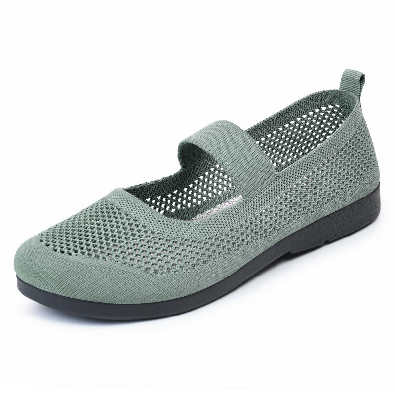 Alison breathable women's woven slip-on shoes in neutral tone, lightweight vegan material for all-day comfort