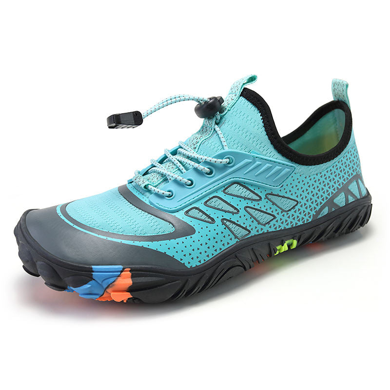 Maverick barefoot shoes with orthopedic cushioning, adjustable strap, and anti-slip outsole for active wear