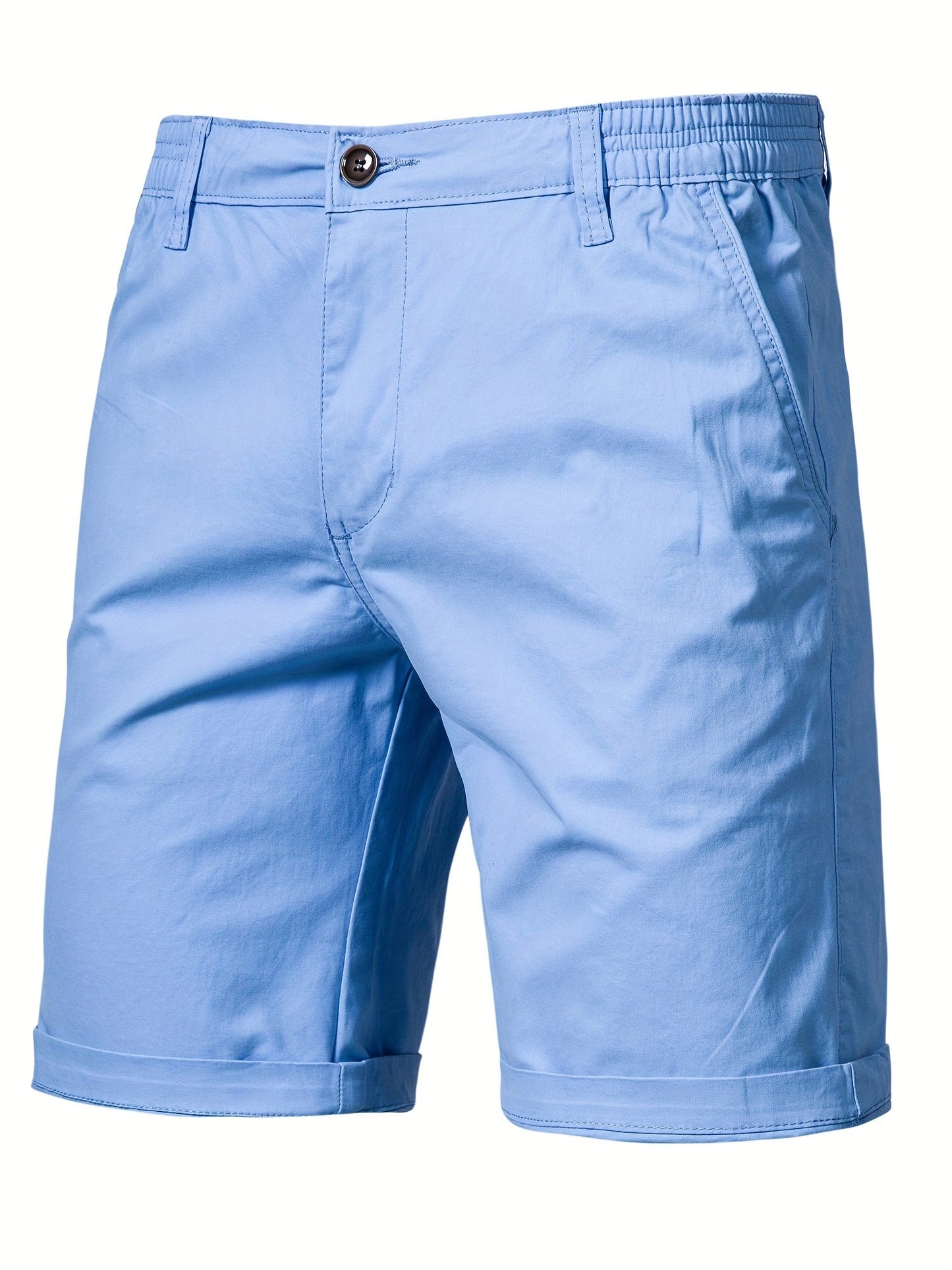 Men's lightweight breathable shorts in multiple colors, slim modern cut for active everyday wear