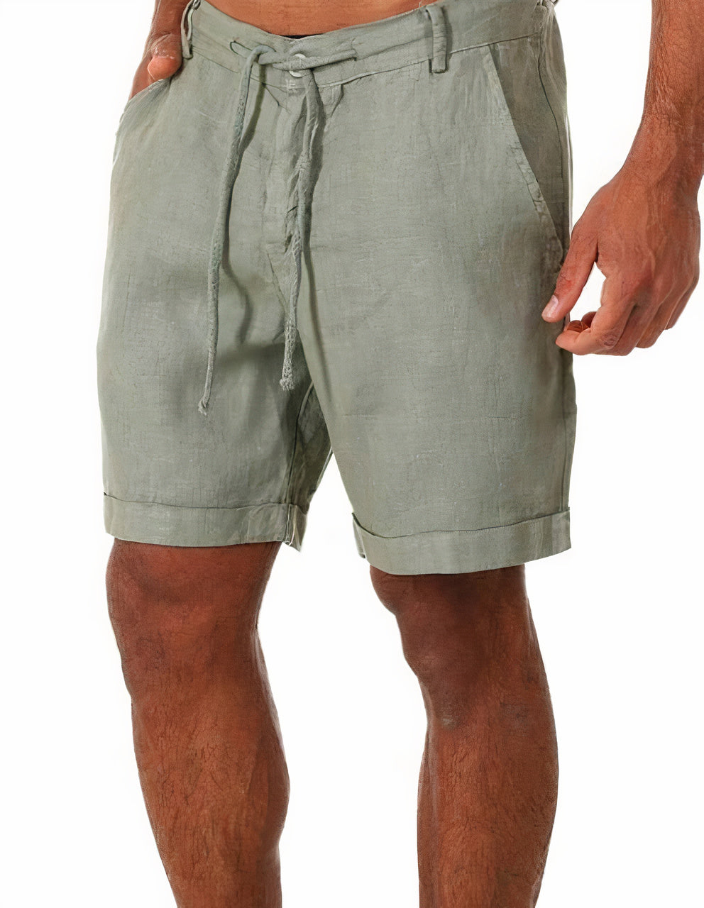 Levi Men's Linen Shorts Breathable Lightweight Summer Comfort For Style Conscious Men