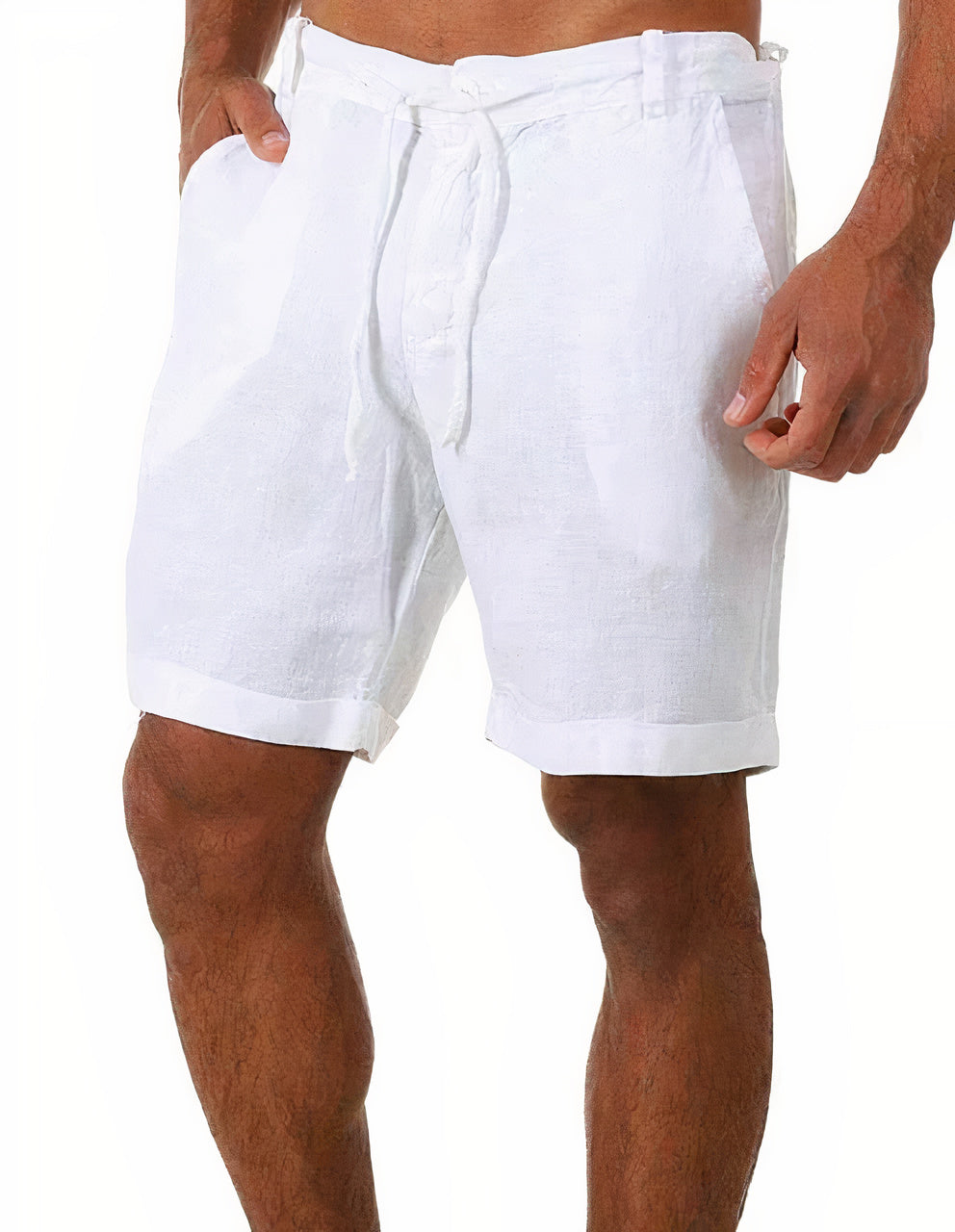 Levi Men's Linen Shorts Breathable Lightweight Summer Comfort For Style Conscious Men