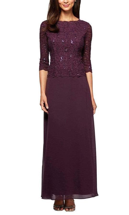 Alex Evenings AE112318 Deep Plum 10 Sale - Urbann-Vibe