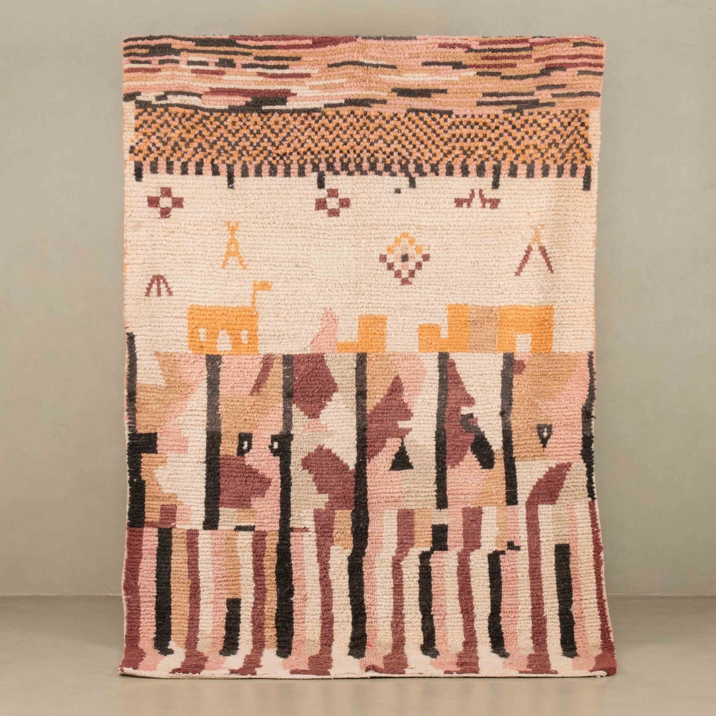 Alia - vintage boujad rug - Urbann-Vibe