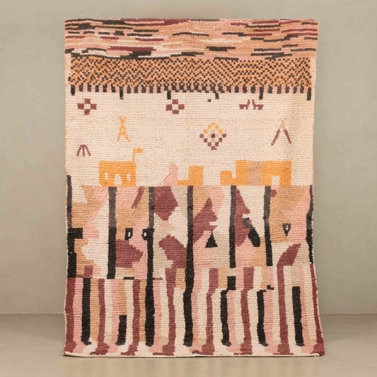 Alia - vintage boujad rug - Urbann-Vibe