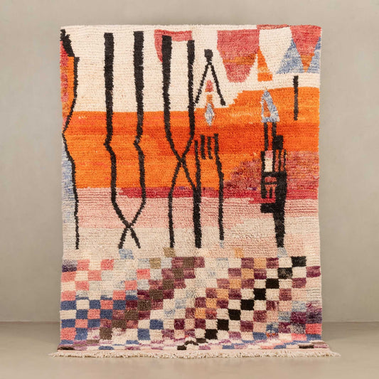 Amdegh - vintage boujad rug - Urbann-Vibe