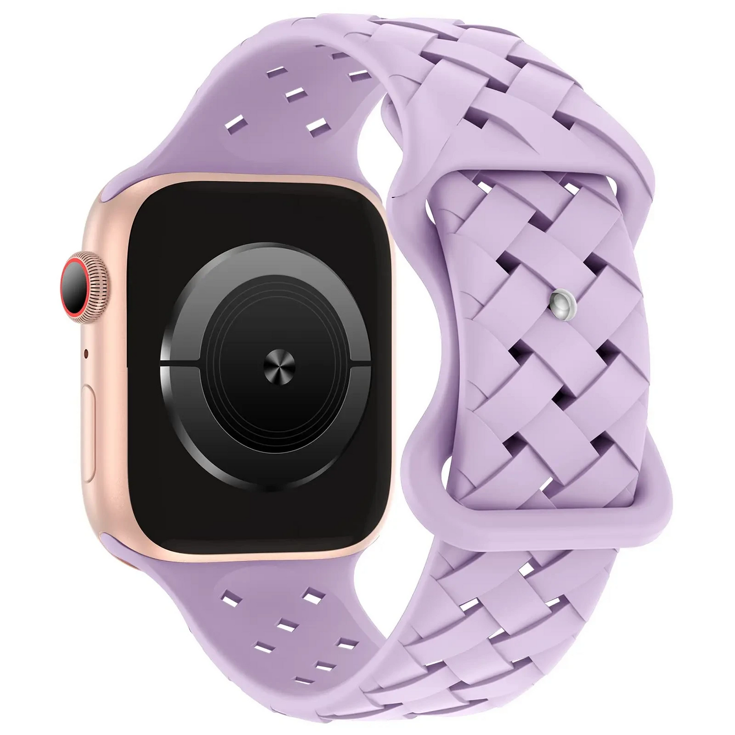 Apex braided silicone Apple Watch band lightweight breathable woven texture for active daily wear