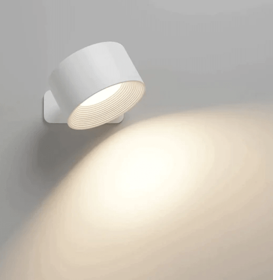 Minimalist adjustable cordless wall lamp matte finish warm ambient glow modern home rechargeable