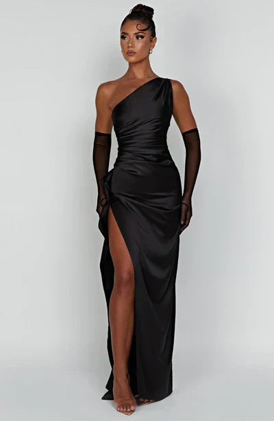 Marloes women's maxi dress flowing silhouette timeless elegant classic cut for any occasion