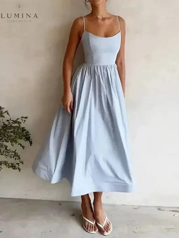 Women's Athena elegant slip dress soft comfort fit flattering scoop neckline adjustable straps