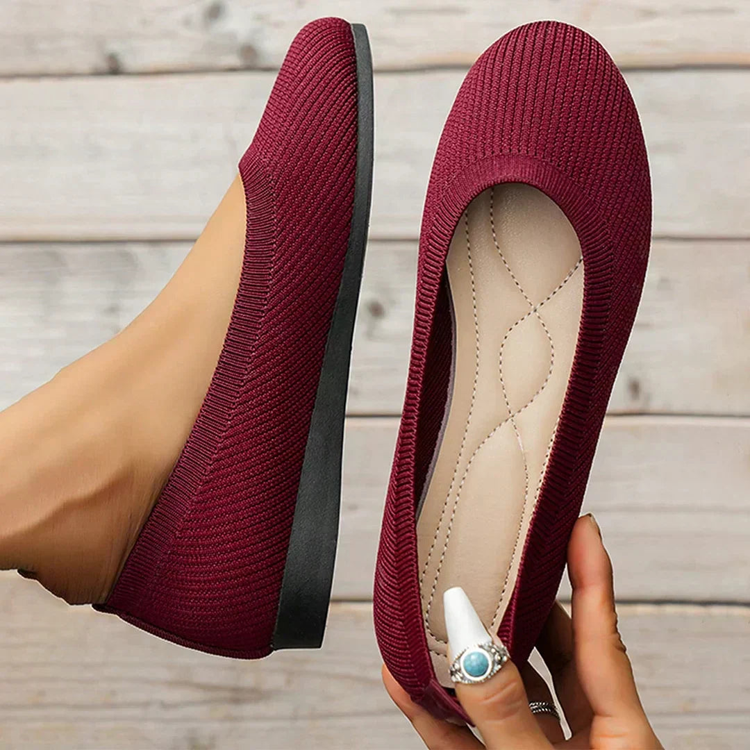 Breathable mesh orthopedic shoes beige slip-on with podiatrist-designed arch support for all-day comfort