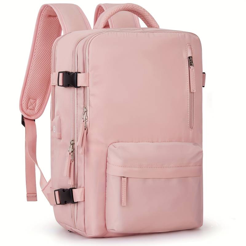 Travelcore urban backpack with dedicated shoe pouch, sleek contemporary design for work gym travel